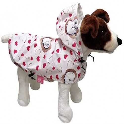 Capa de chuva Gidget Dog, multicolorida
