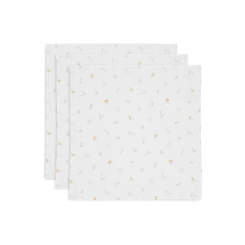 Lot de 3 langes en gaze de coton small 70x70cm Lovely birds - Multicolor - JOLLEIN