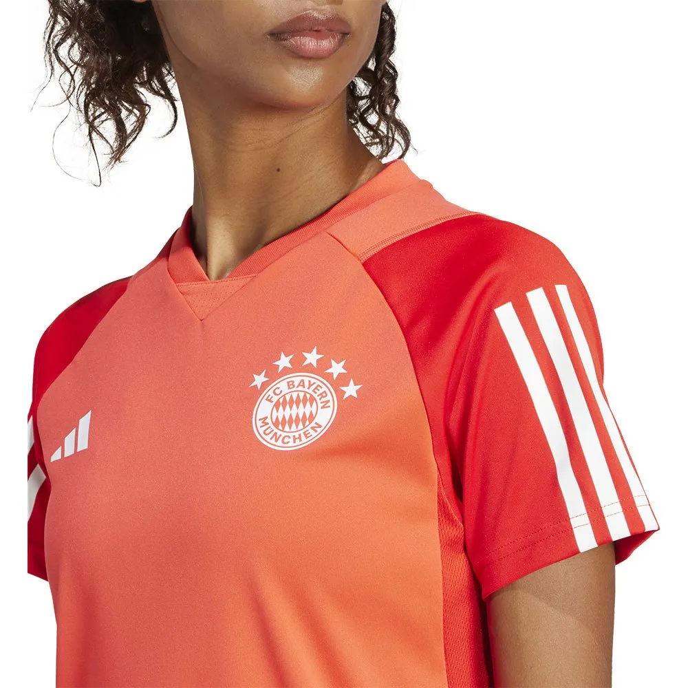 adidas FC Bayern Munich 23/24 Training Damen T-Shirt mit kurzen Ärmeln