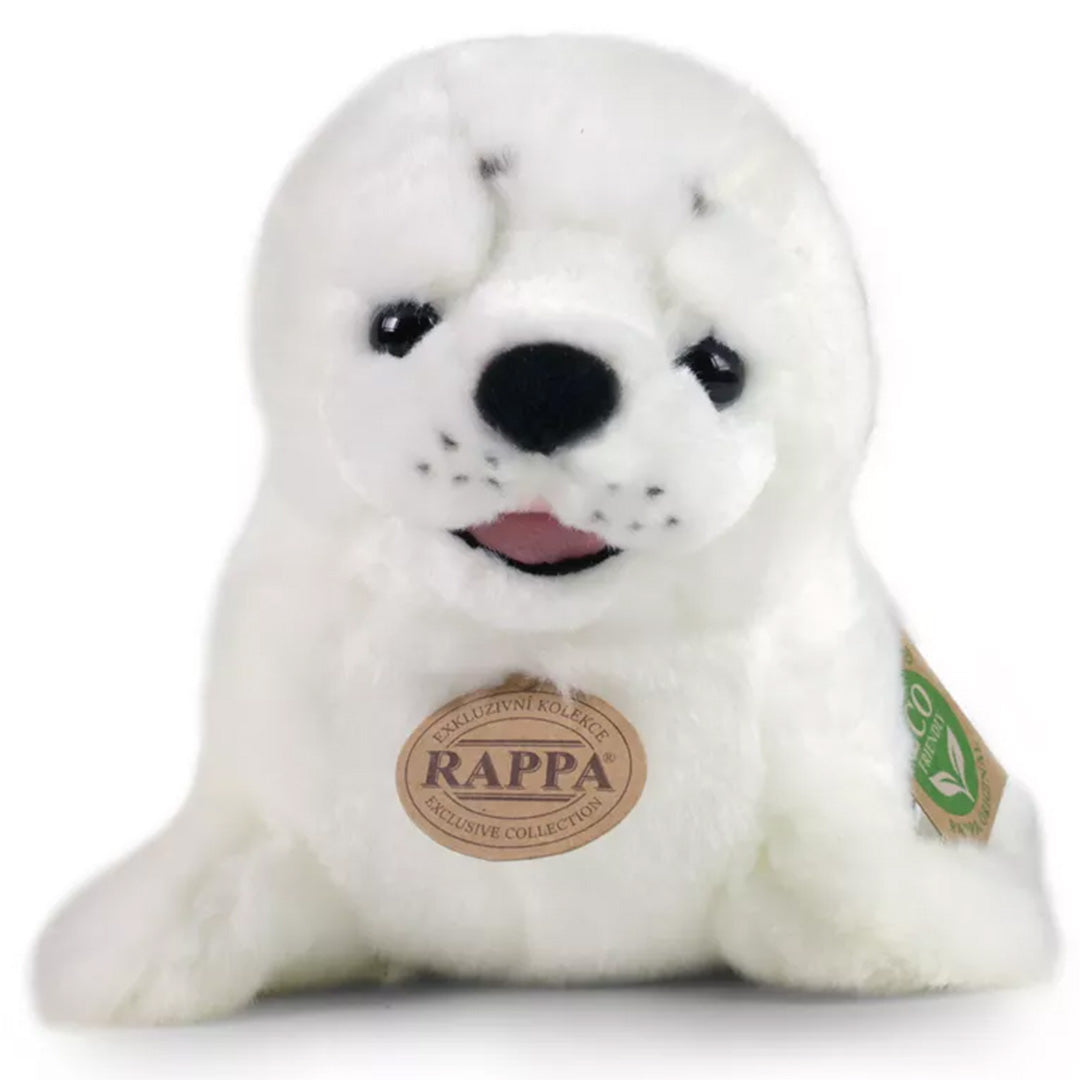 Rappa knuffelzeehond wit - 25 cm