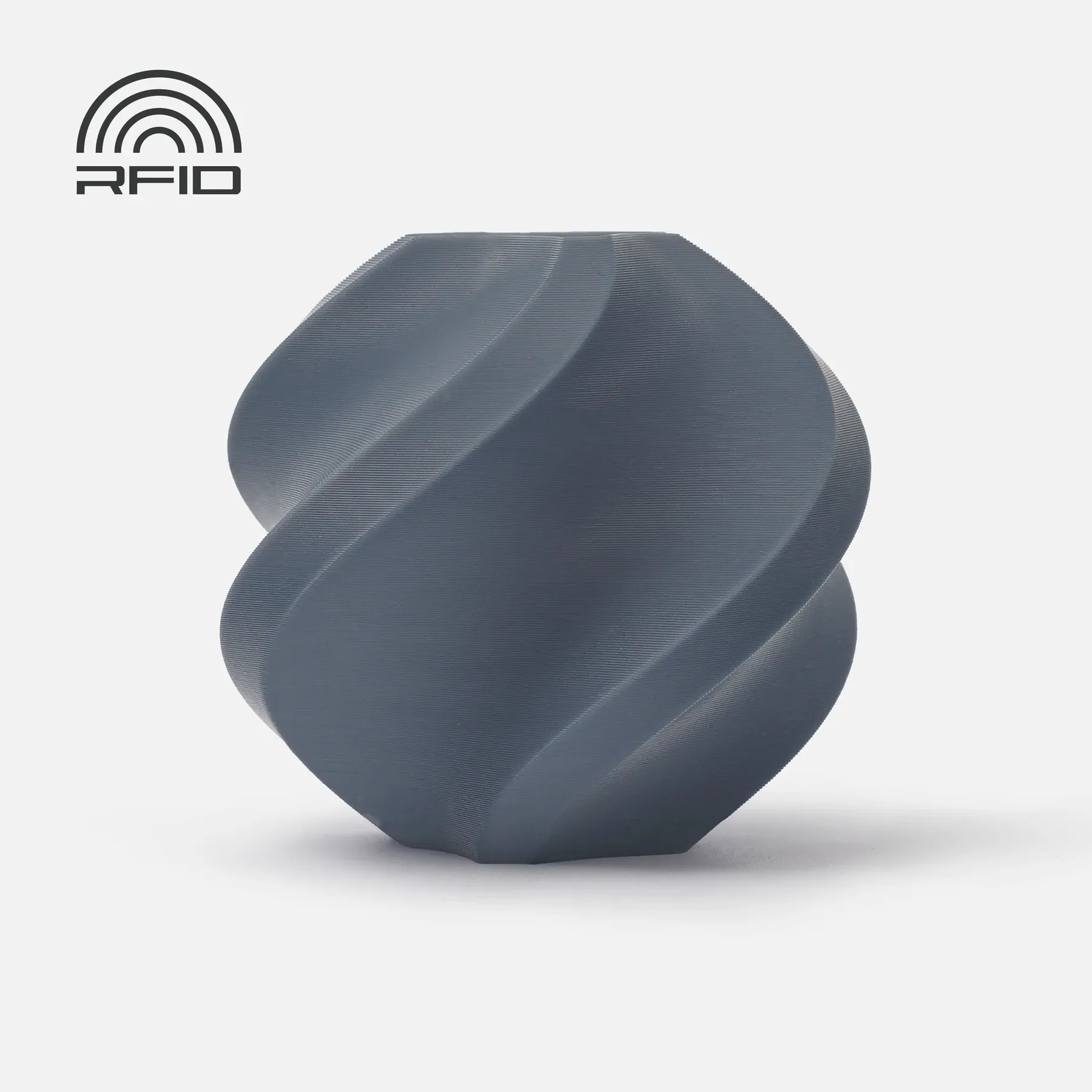 Bambu Lab  PLA Basic Blue Gray, Refill (1.000 g)    Leicht zu druckendes PLA mit glattem Oberflächenfinish in Blaugrau
