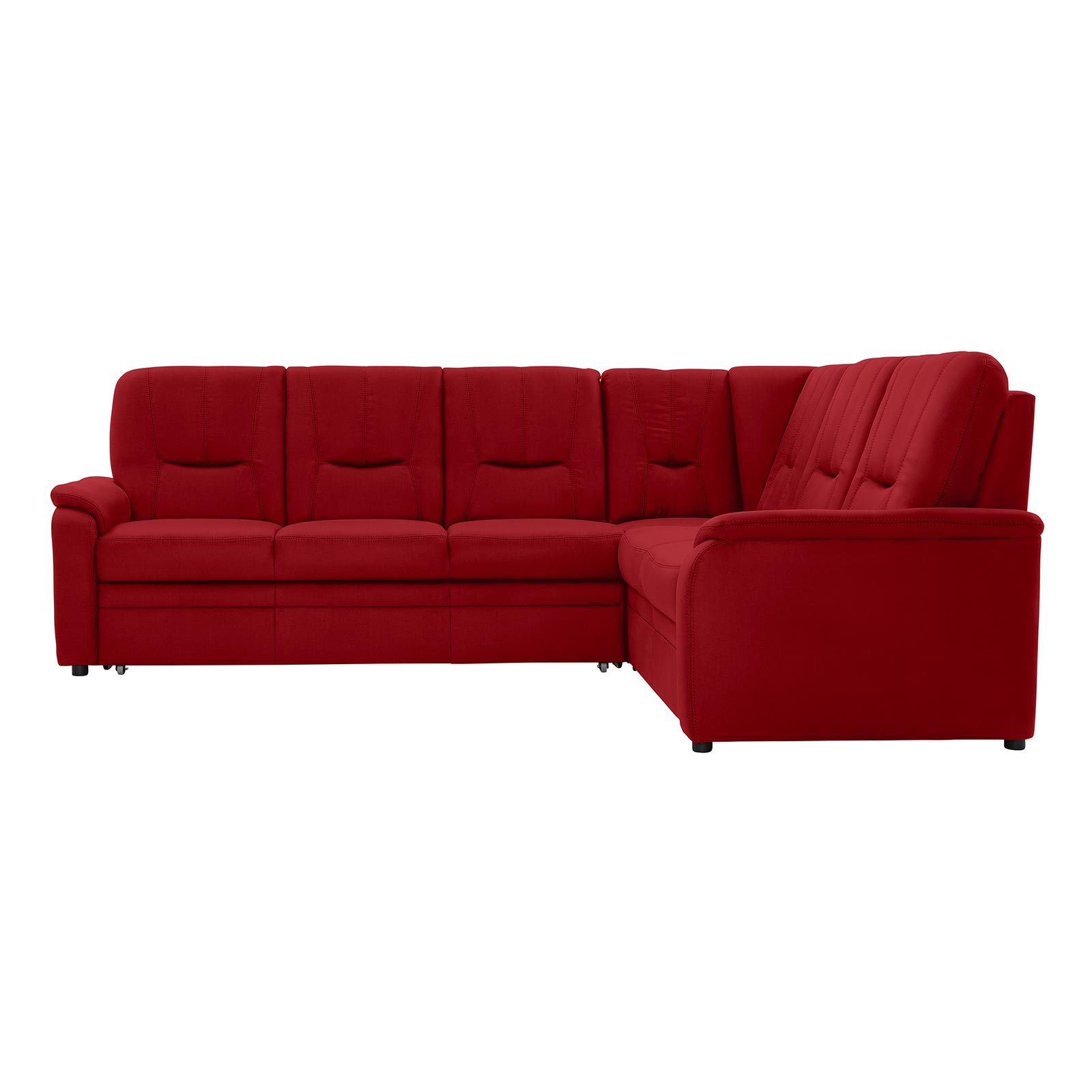 polsterpower Ecksofa - Miro bordeaux - Basismodell - rechts