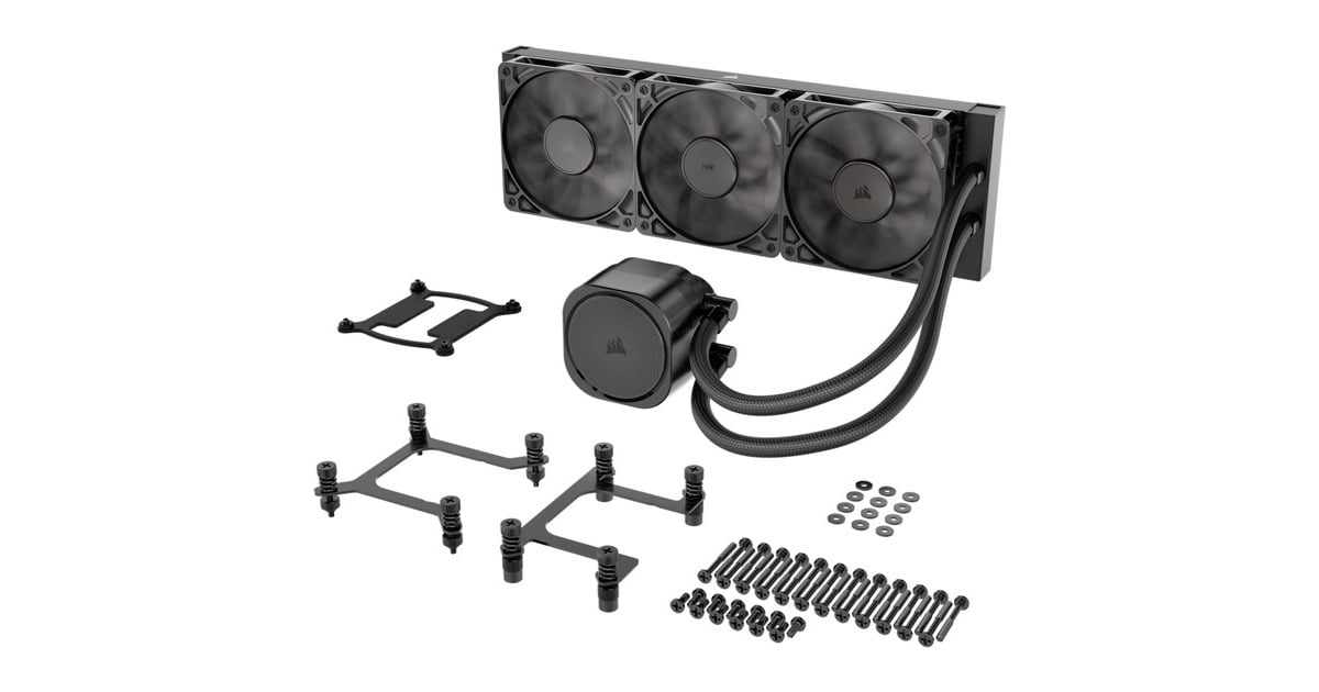 CorsairNAUTILUS 360 RS waterkoeling  (Zwart, 4-pins PWM fan-connector)