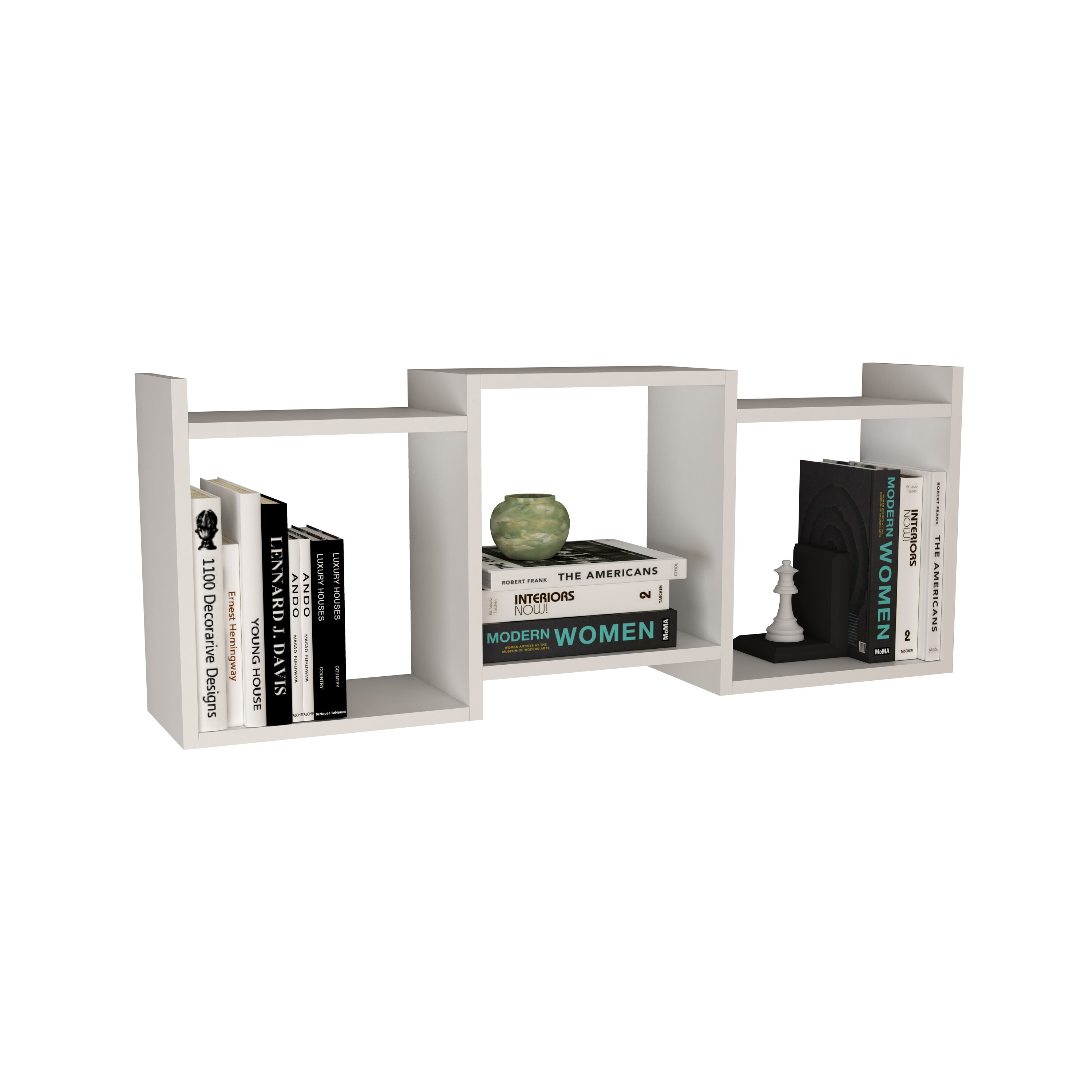 VCM Holz Wandregal Hängeregal Regal Bücherregal Wandboard Deko Board Trilas