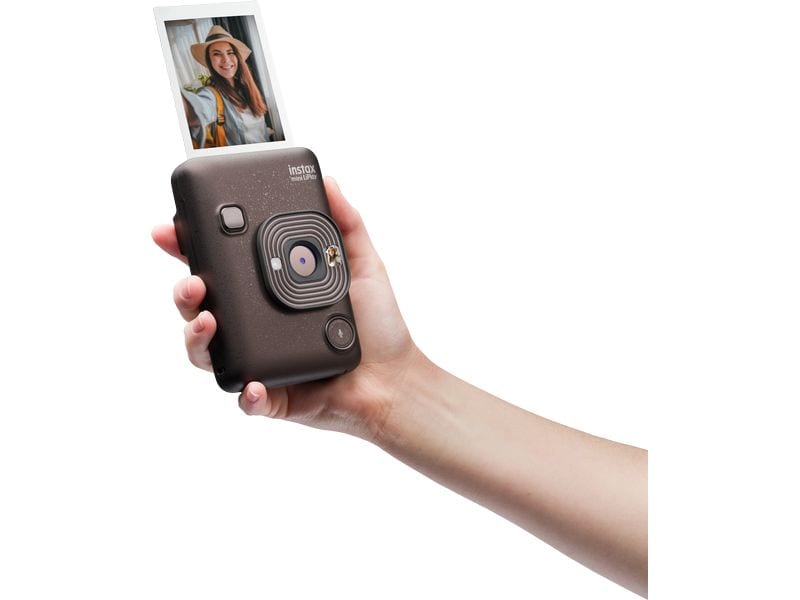 Fujifilm Fotokamera Instax Mini LiPlay Bronze Hybrid-Sofortbildkamera