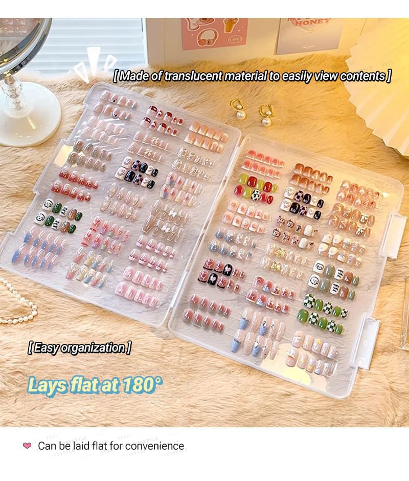 Michu - Opbergdoos voor opdrukbare nagels (verschillende ontwerpen)
