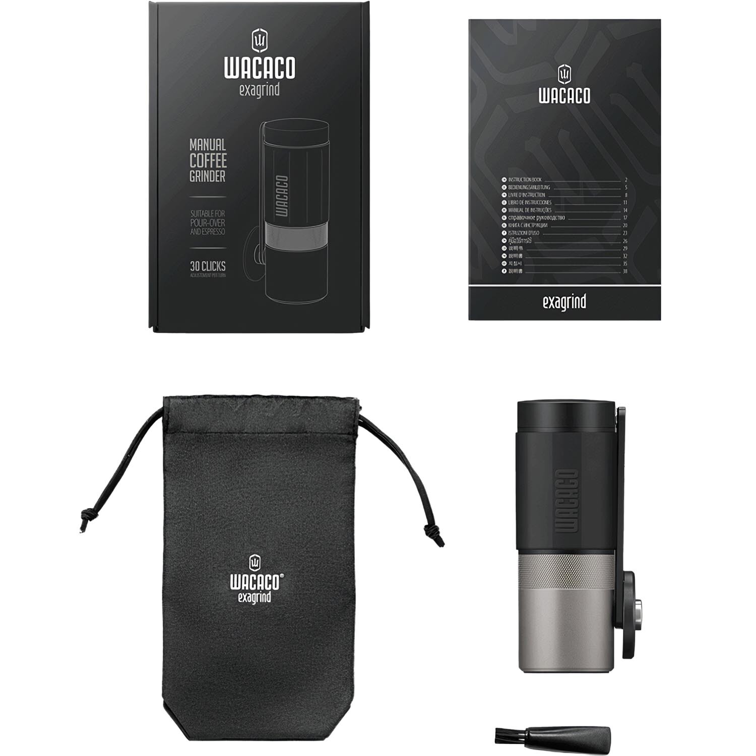 Wacaco Exagrind Manual Coffee Grinder
