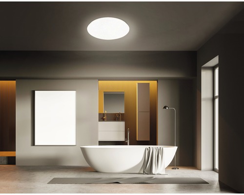 LED plafondlamp IP44 12W 1200 lm 2700/4000 K Ø 28 cm Cool&Cosy wit + sterrendecor
