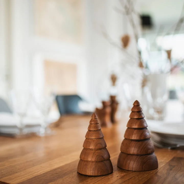 ArchitectMade - Jul Weihnachtsdekoration Engel large, Teak