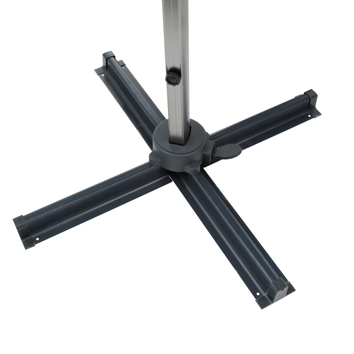 PARASOL DECENTRE EQUADOR 4X3M ARDOISE