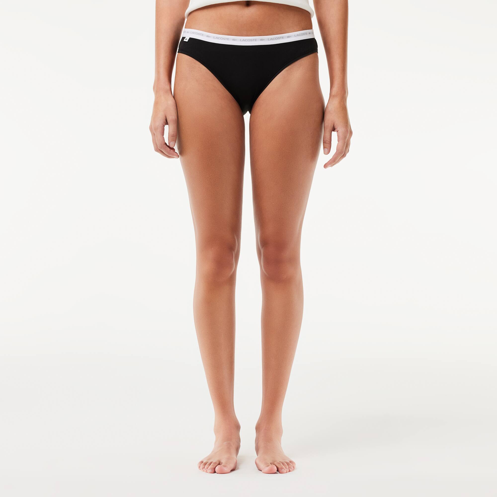 Slips im 3er-Pack Slips & Unterhosen - Schwarz - Lacoste - Damen