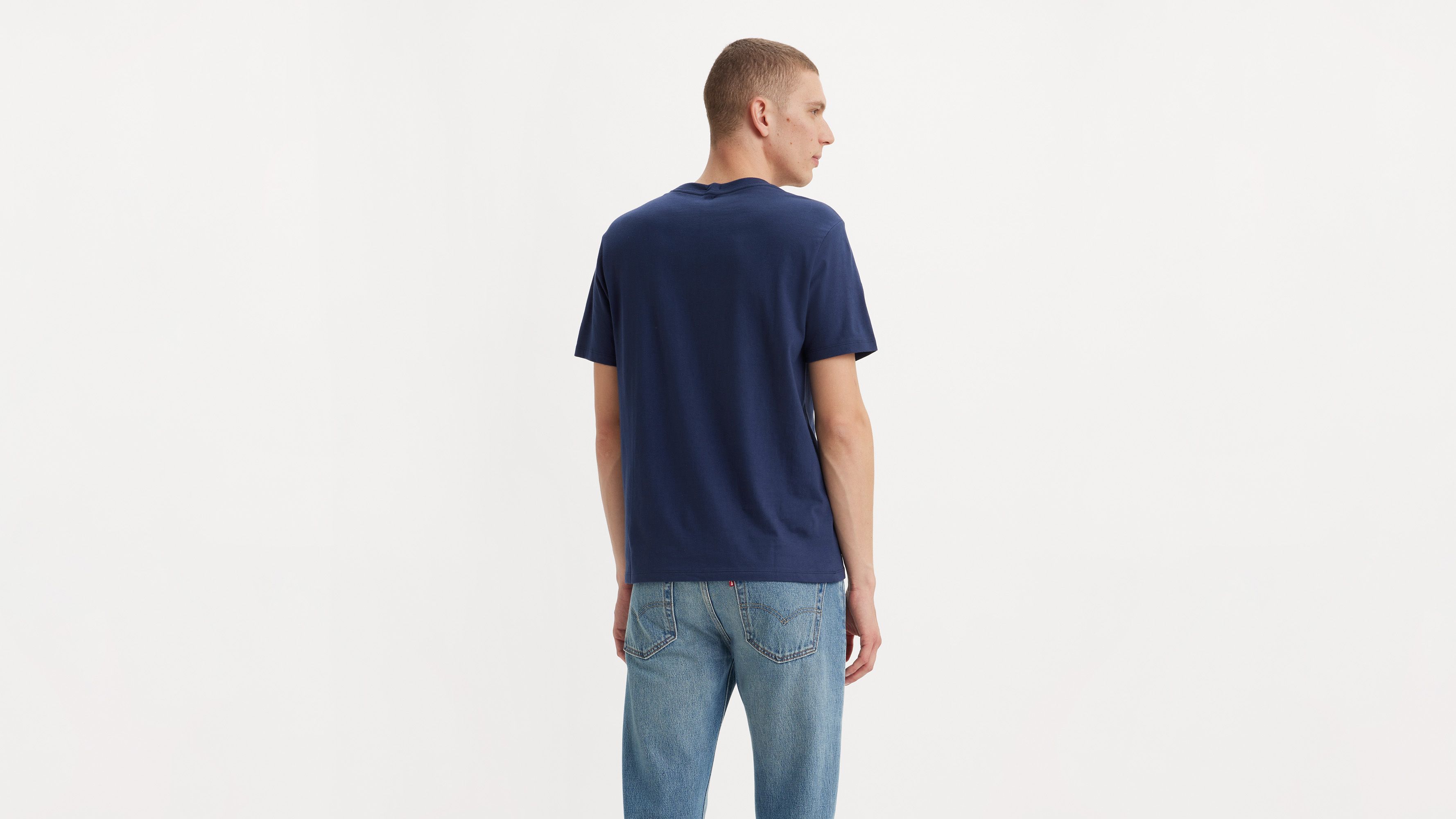 T-shirt graphique Classic - Batwing Floral Fill Naval Academy - Bleu