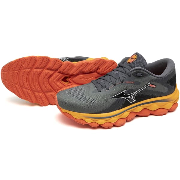 Chaussure running MIZUNO WAVE SKY 7 W TURBULENCE/WHITE/CARROT CURL