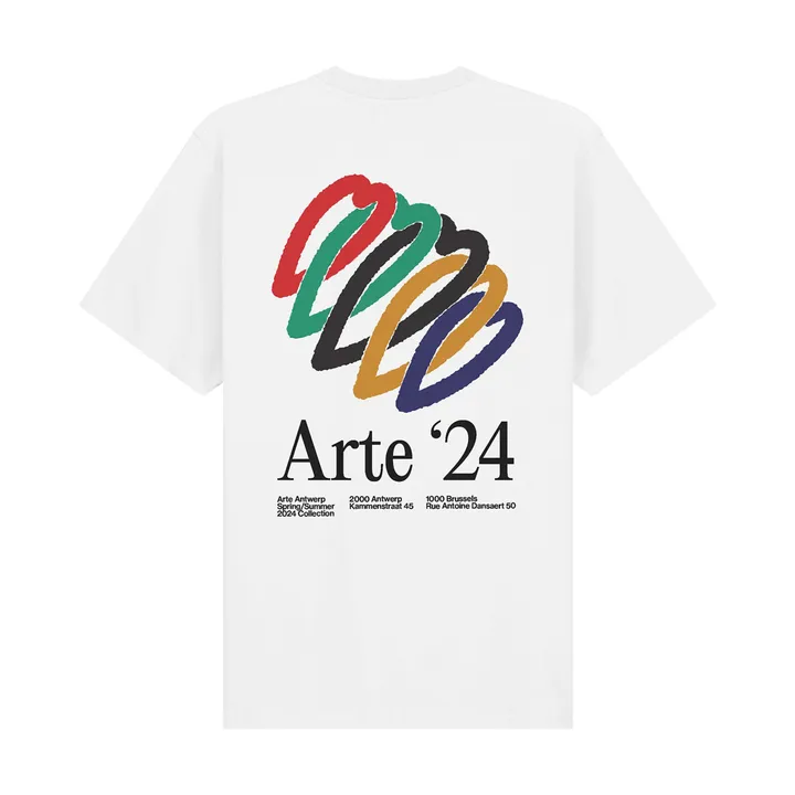Arte Antwerp T-shirt Heart Rings | Blanc