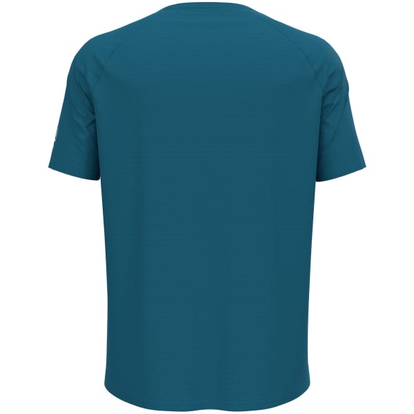 T-shirt running ODLO MC ESSENTIAL PRINT SAXONY BLUE