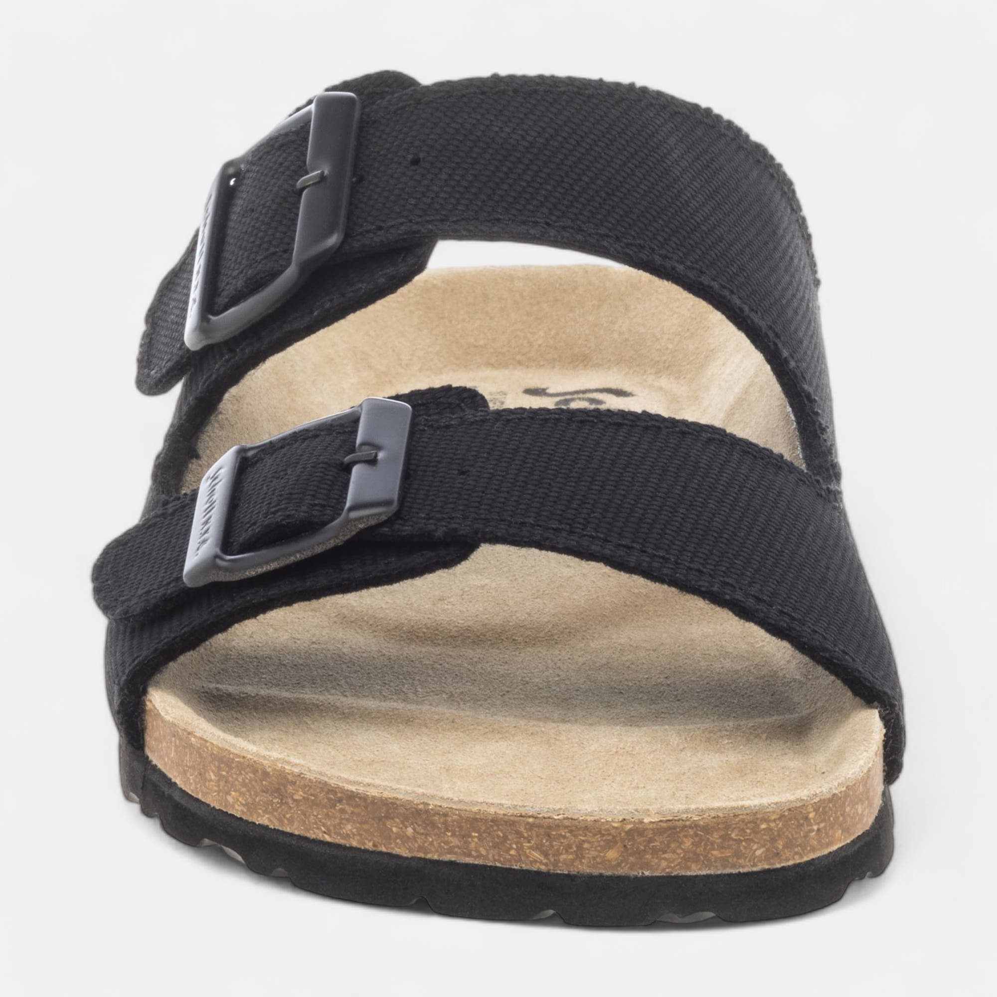 Mules semelle liège Homme noir