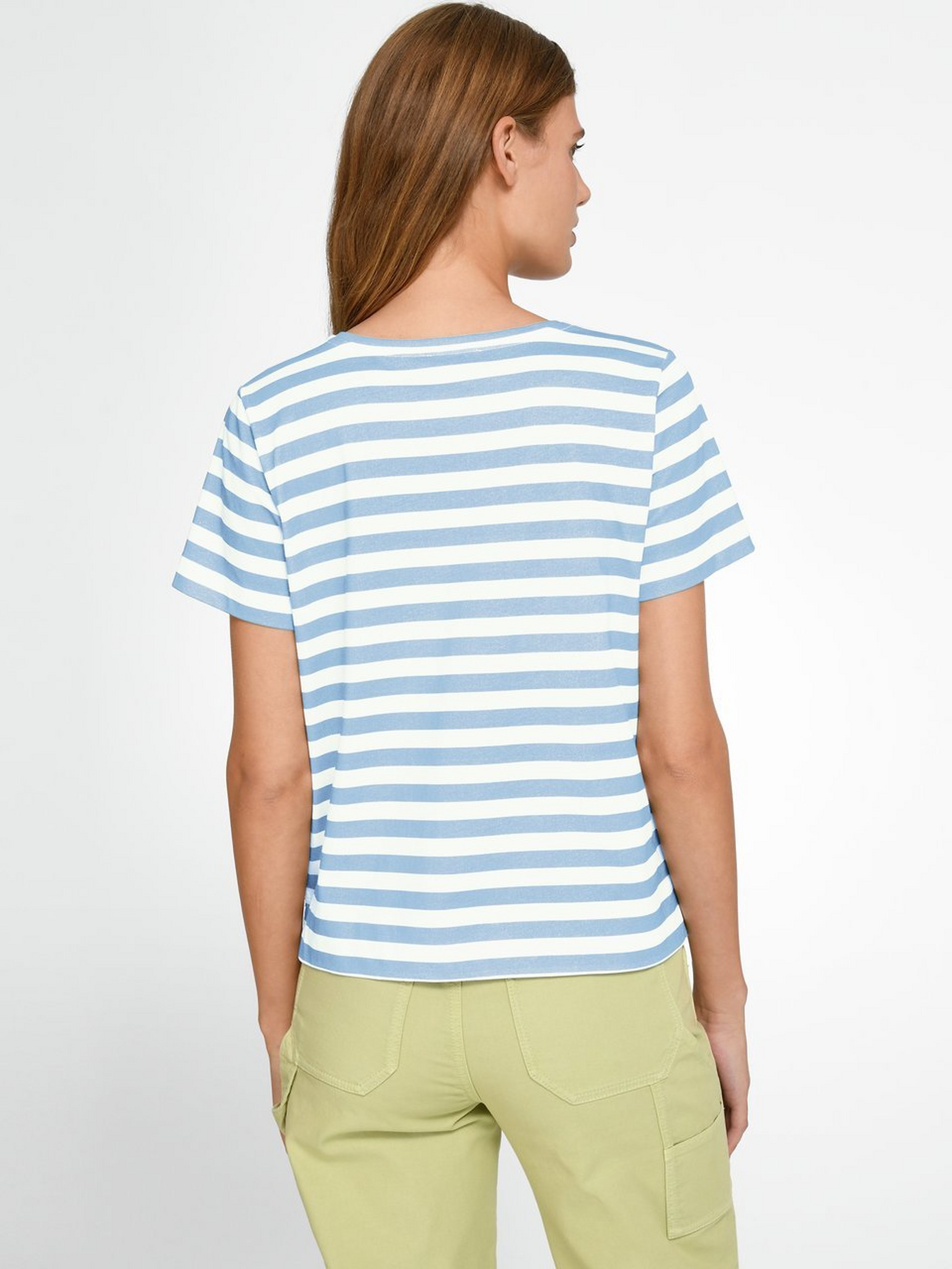 Rundhals-Shirt mit 1/2-Arm