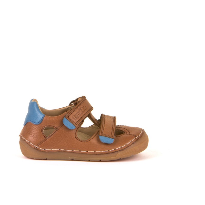 Froddo Froddo Amplio Paix sandales deux scratchs marron-denim