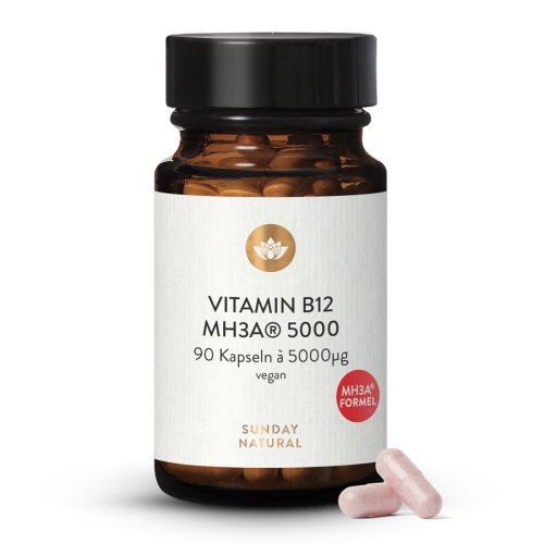 Sunday Natural Products  Vitamin B12MH3A ® Formel 5000µg