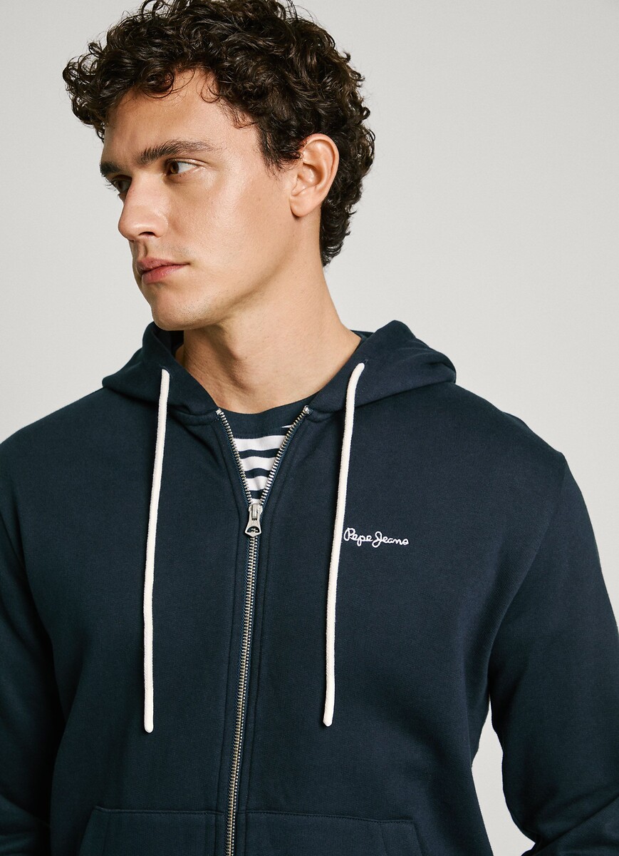 PEPE JEANS<br>Moletom com zíper