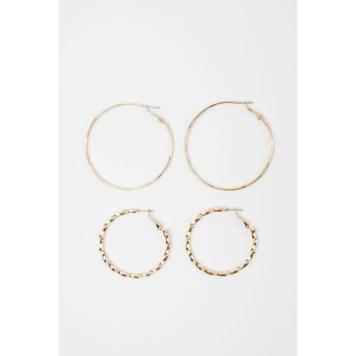 Veritas-Set 2 paar oorbellen ringen