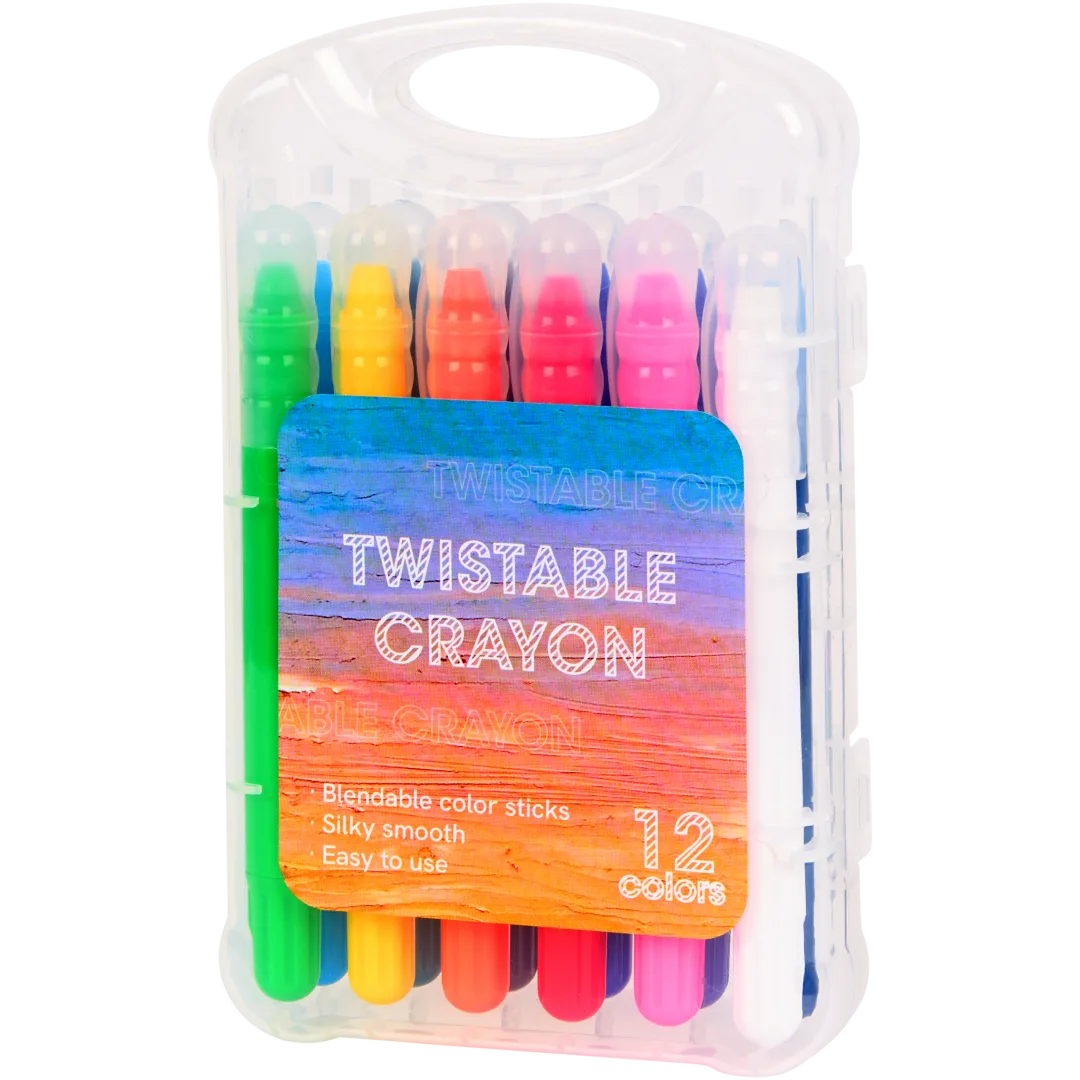 Draaibare krijtjes 12 stuks