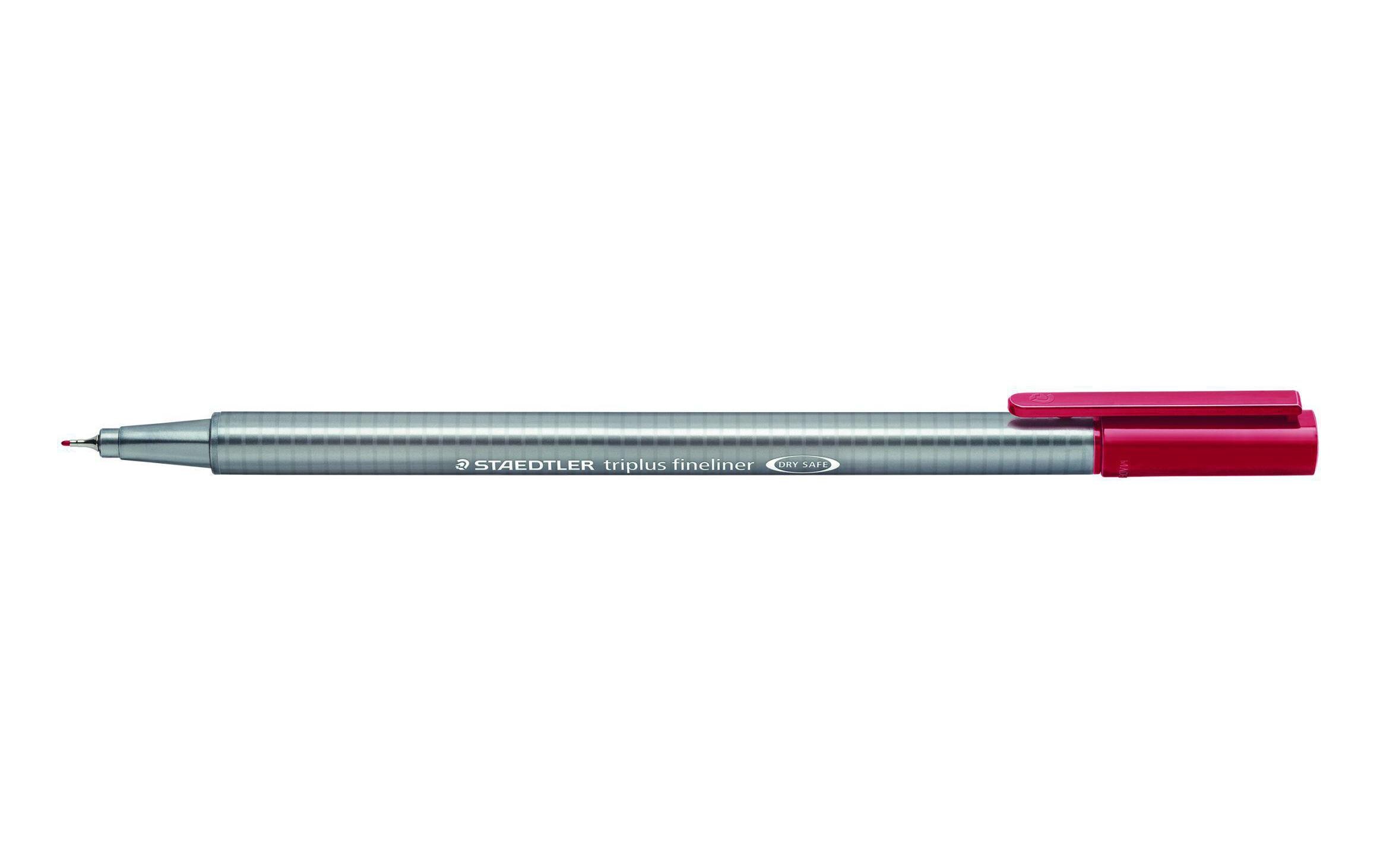 Fineliner Triplus 334 0.3 mm, KarminrotFeiner Schreiber von Staedtler