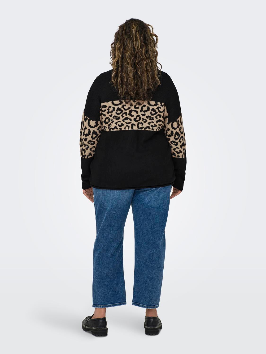 CARJADE Strickpullover Black