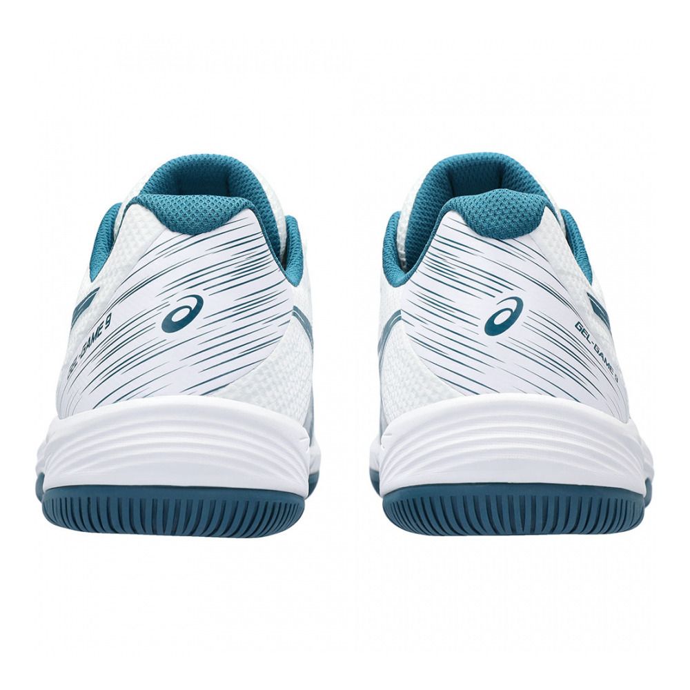 Asics GEL-GAME 9 - Chaussures de tennis Homme white/restful teal