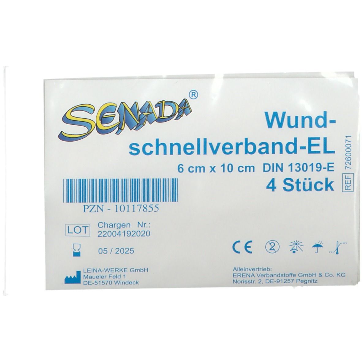 SENADA® Wundschnellverband 6 x 10 cm