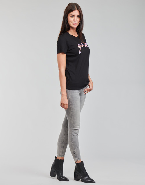 Guess - SS SUNSET GRADIENT LOGO - Noir / Multicolore