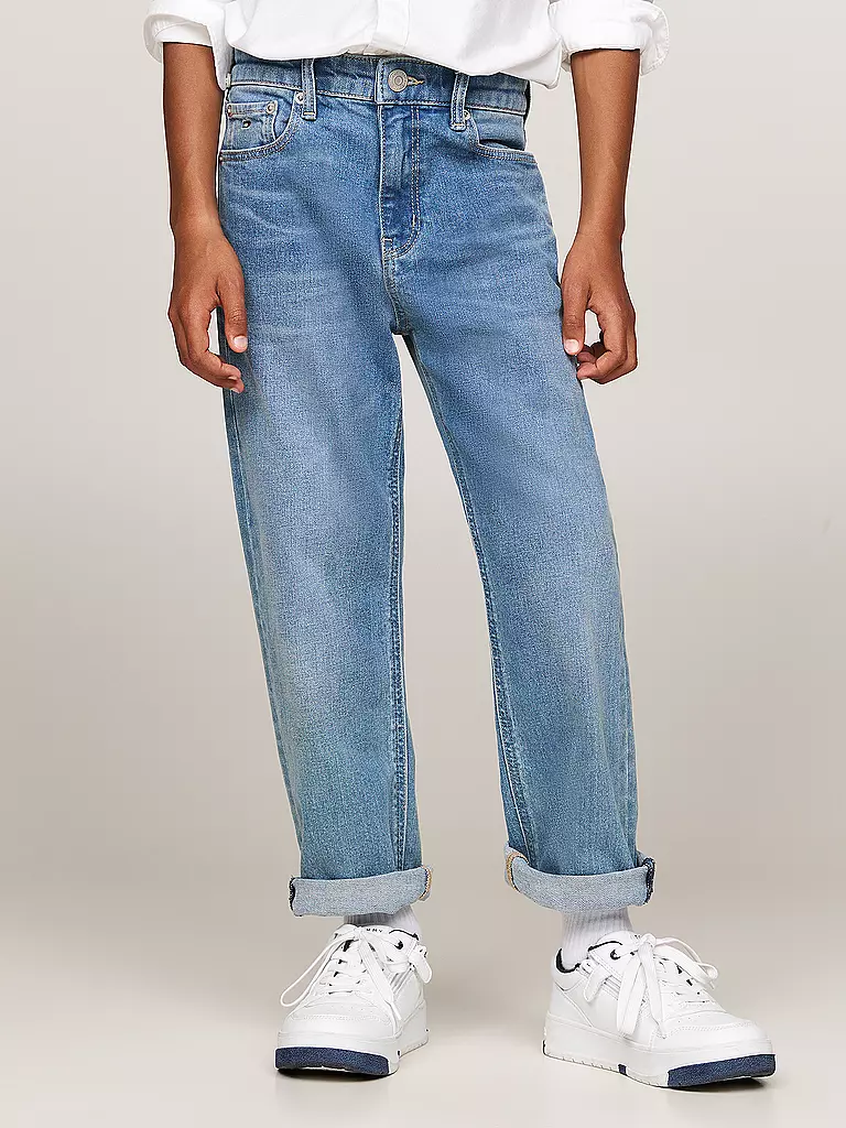 TOMMY HILFIGER Jungen Jeans Regular Fit  hellblau