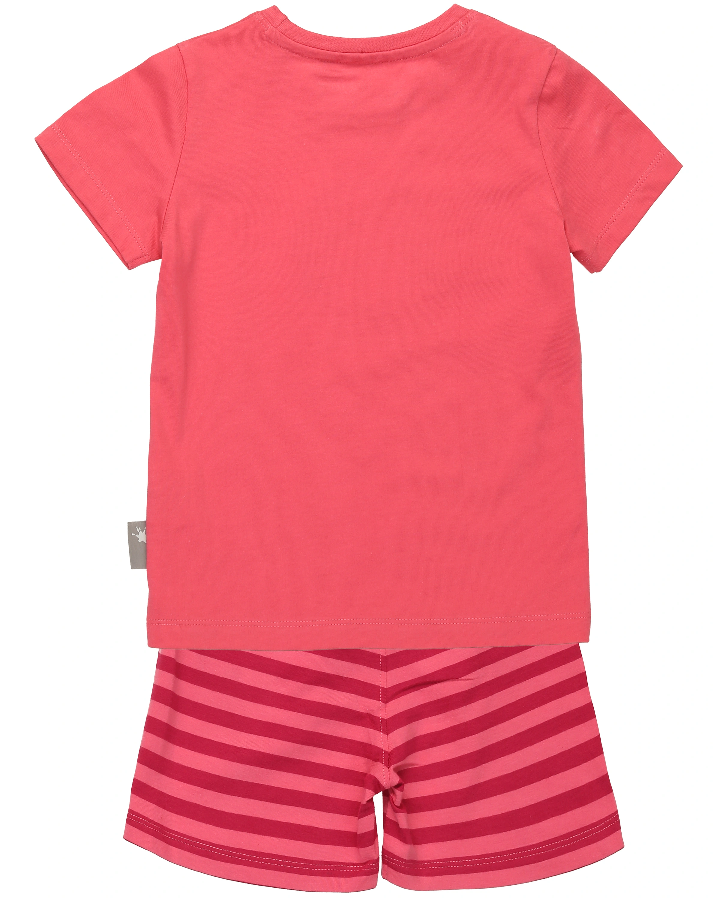 Schlafanzug kurz SWEET DREAMS gestreift in pink