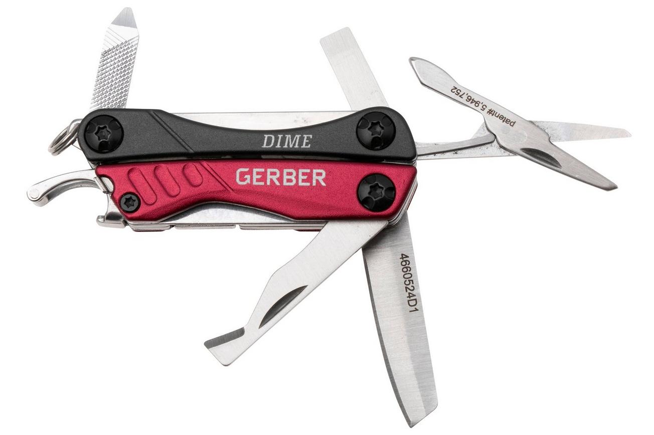 Gerber Dime Micro multitool rood, 30-000417