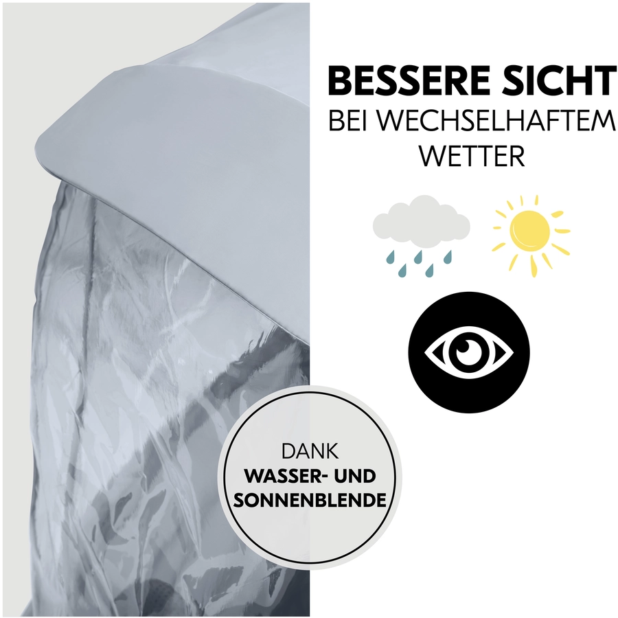 hauck Regenschutz Walk N Care Grey