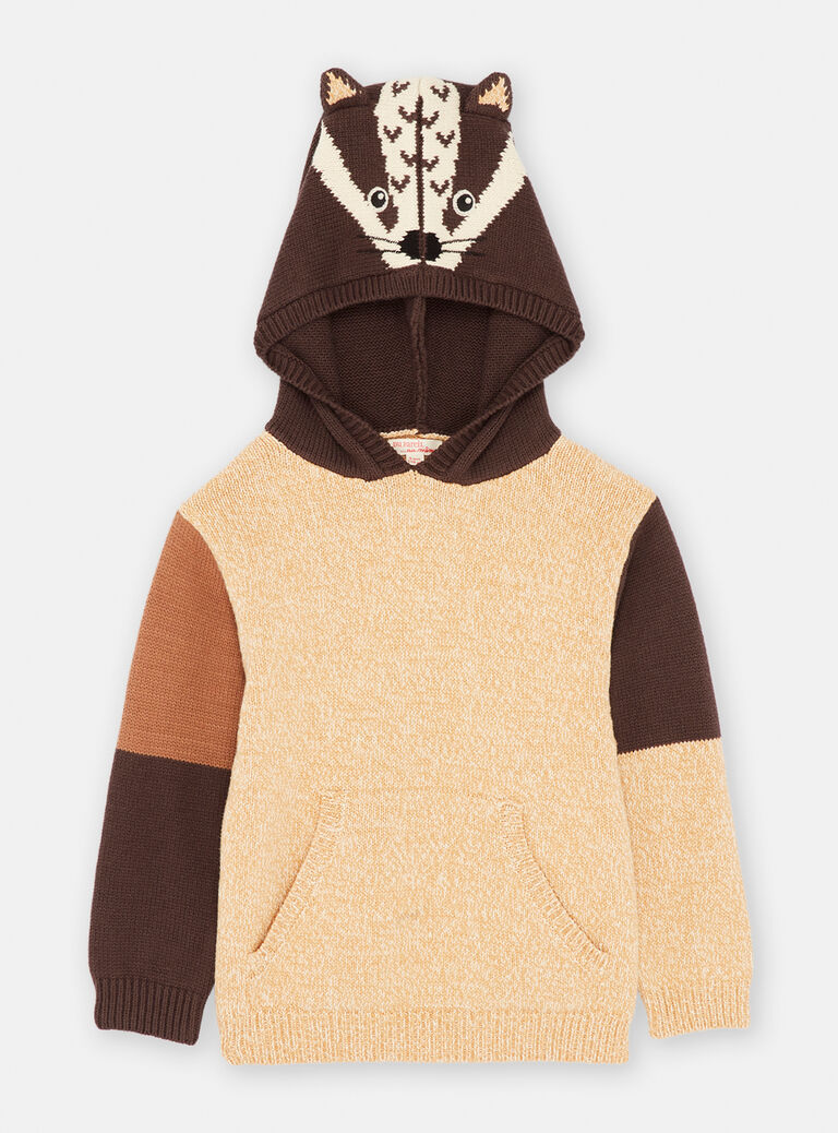 Pull color block pour enfant garçon