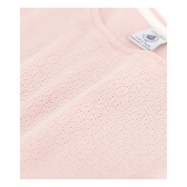 Petit Bateau Pyjama Short Manille Ajouré | Rose