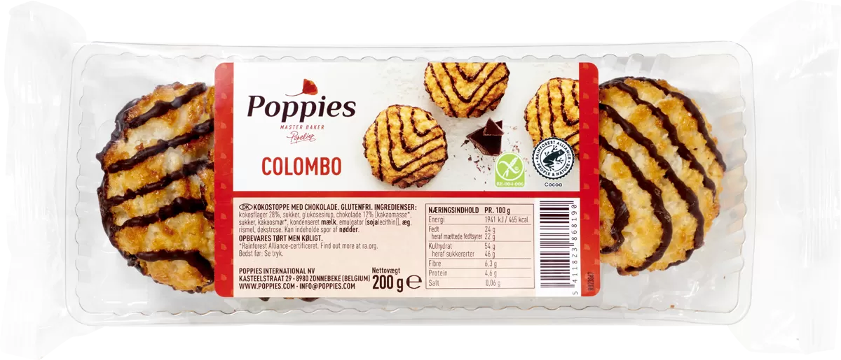 Nordthy Kokostoppe m/ Kakaostriber - Glutenfri - 200 g