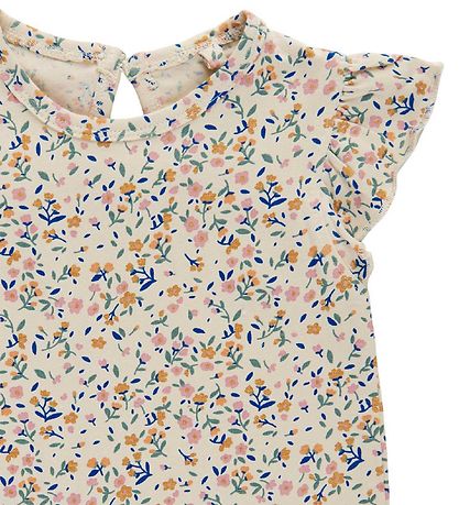 The New Siblings T-Shirt - TnsGeraldine - White Swan Tiny Flower