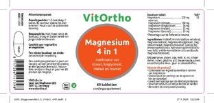 VitOrtho Magnesium 4 in 1 Tabletten 60TB
