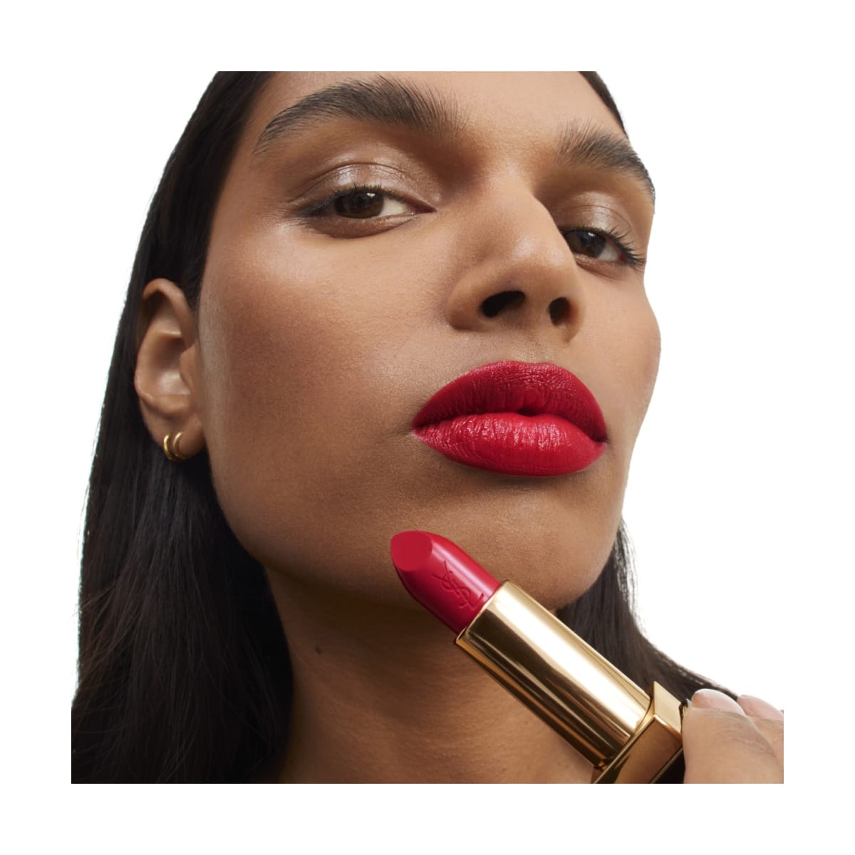 YVES SAINT LAURENT Rouge Pur Couture Rouge à lèvres fini satin - Couleur intense et confort