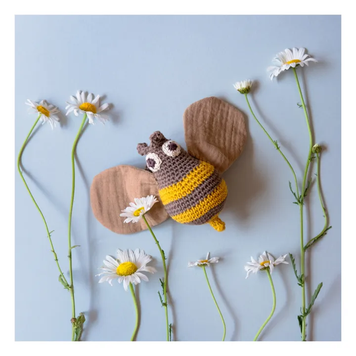 MyuM Jouet apaisant Alby l'Abeille en crochet