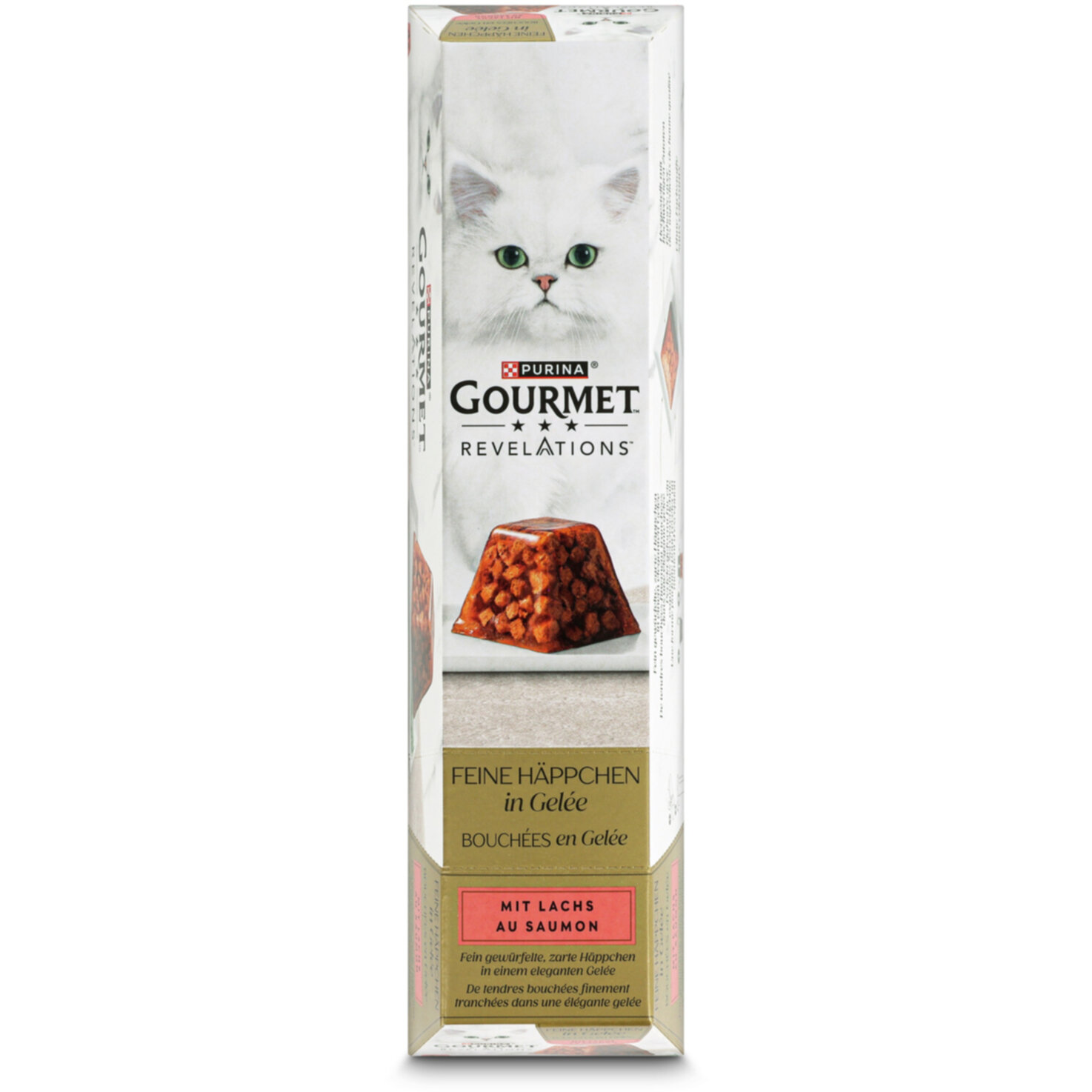 Gourmet Revelations Katzenfutter in Gelée Lachs 4x57g