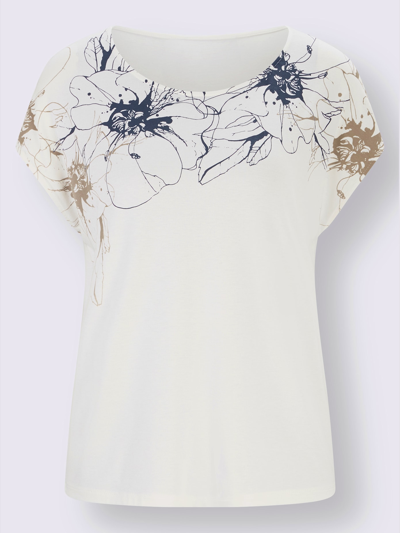 T-shirt à manches courtes qualité viscose douce