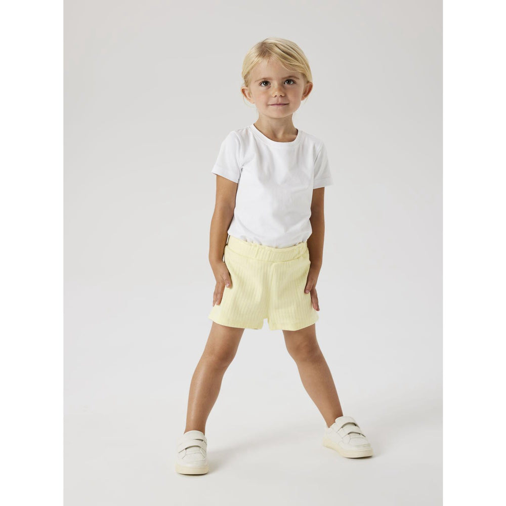 Køb Name It Pastel Yellow Surajali Shorts Noos