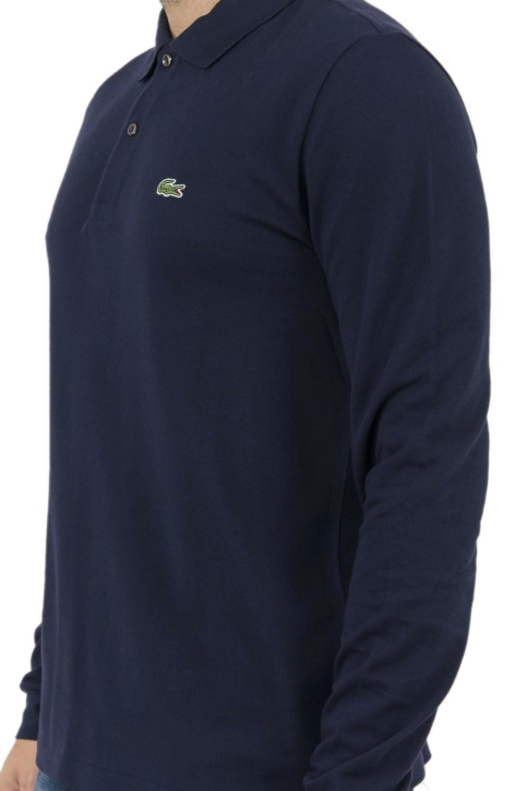 Polos manches longues lacoste l1312 166 marine