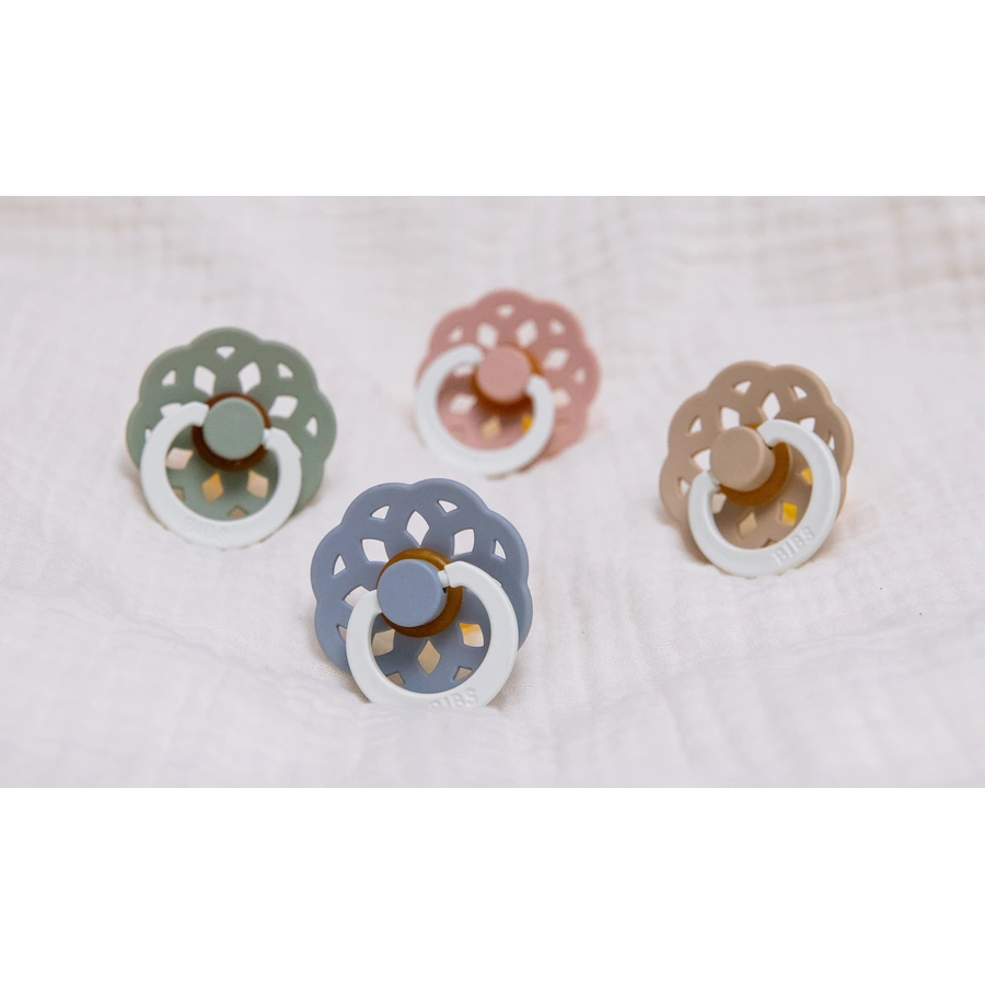 BIBS® Schnuller Boheme 0-6 Monate, Blush & Vanilla Night Glow