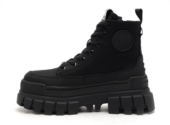 Palladium boots bottine plates femme revolt boot zip tx noir