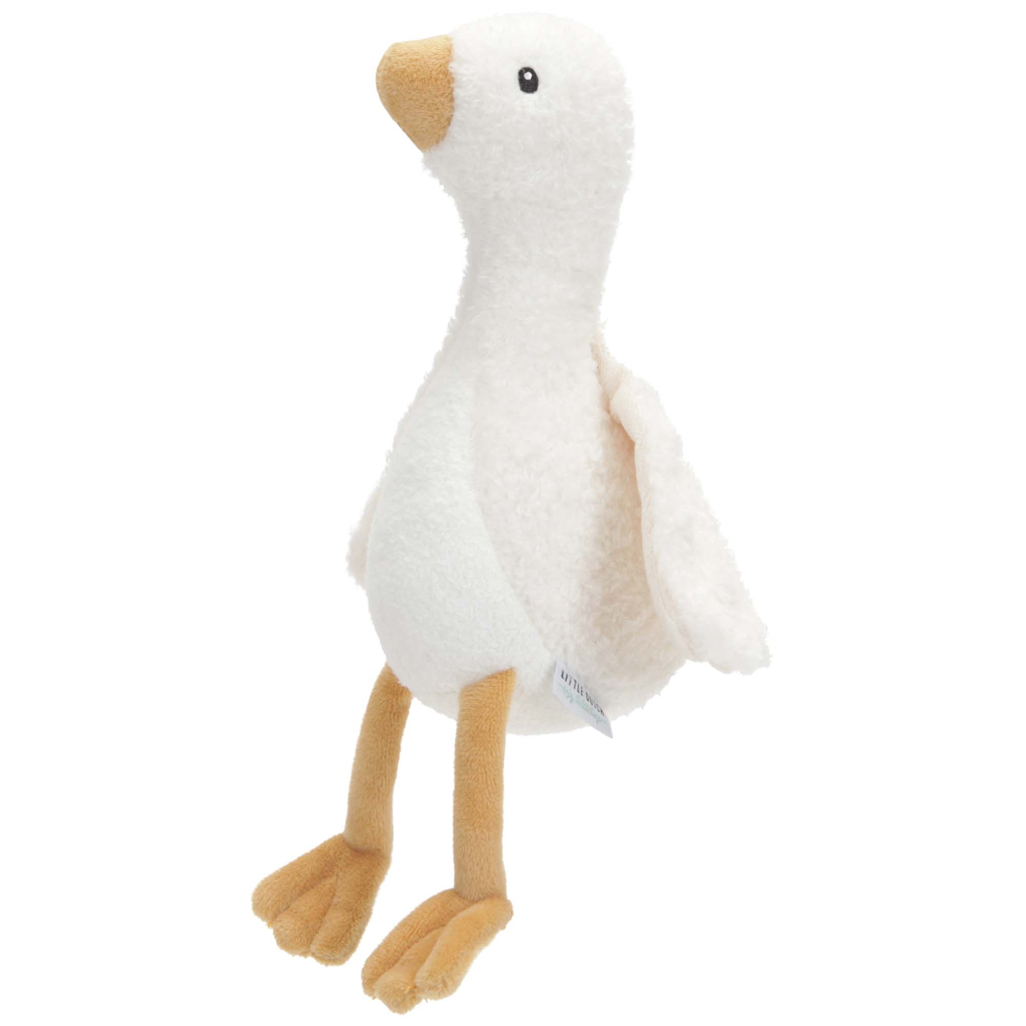Little Dutch knuffel Little Goose 18cm wit - shop nu - Prénatal