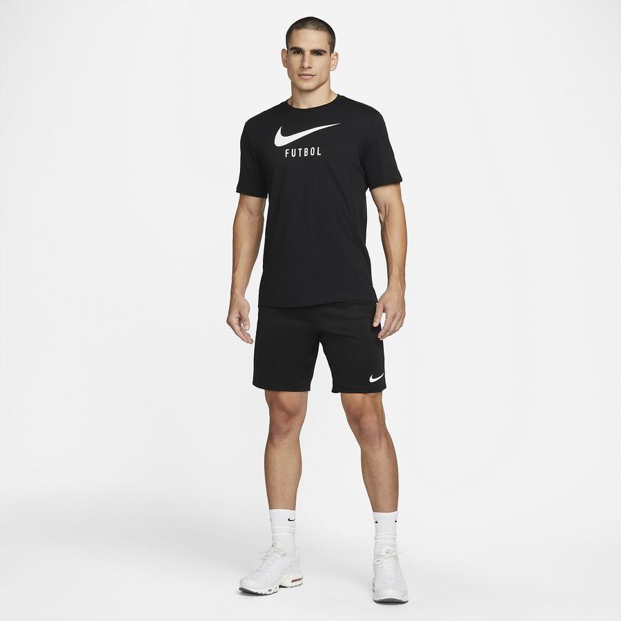Nike T-Shirt Swoosh Futbol - Noir/Blanc